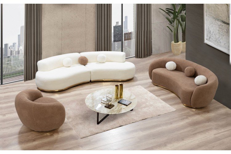 Capella Salon Takımı (3'lü Köşe +Kanepe+Berjer)