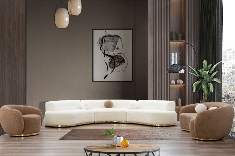 Capella Salon Takımı (3'lü Köşe +Kanepe+Berjer)