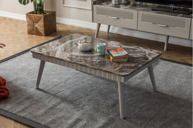 Tesla  Orta Sehpa (Cappuccino) 