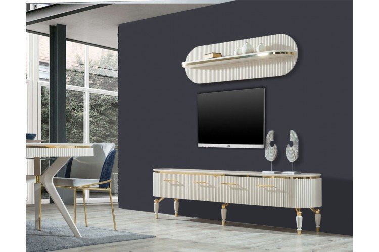 Alyans  TV Ünitesi (Aytaşı)  (TV sehpası+  üst raf)