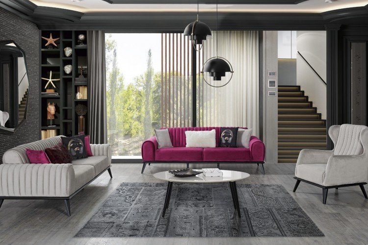 Kiev  Koltuk Takımı (3+3+1+1)