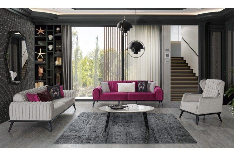 Kiev  Koltuk Takımı (3+3+1+1)