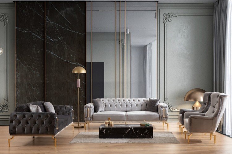 Polo  Koltuk Takımı (Antrasit)  (3+3+1+1)