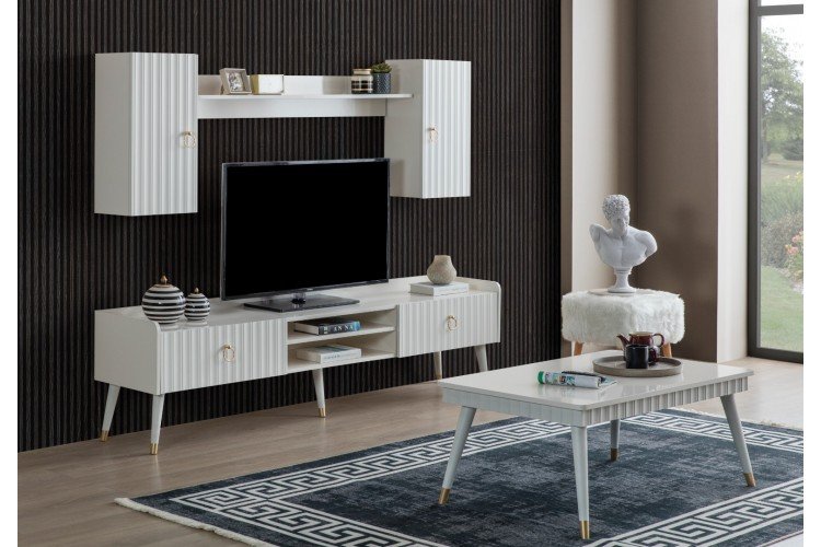 Valor Tv Ünitesi (Alt Blok +Üst Blok (2)+Raf) (Aytaşı)